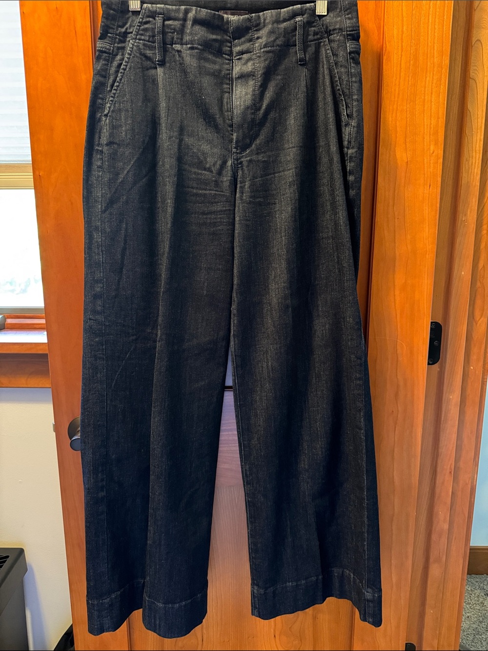 NYDJ Dark Navy Wide Leg Jeans Flare